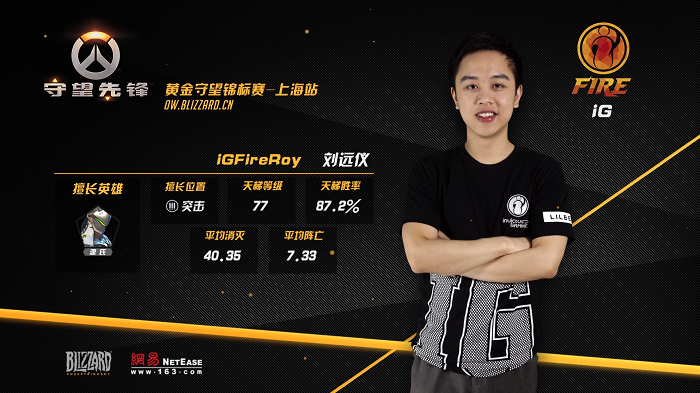守望先锋黄金赛：最佳源氏Roy 最佳麦克雷Maps