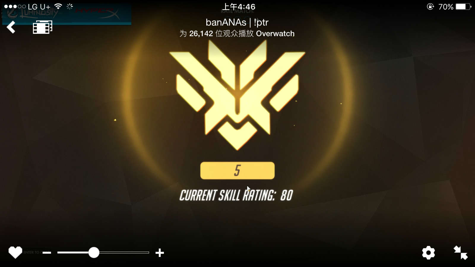 守望先锋TOP500上线:国服80分左右可进