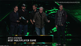 TGA年度颁奖盛典结束 《Apex英雄》获年度最佳多人游戏
