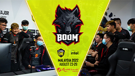 名额扩大到前两名 BOOM获得ESL One马来西亚参赛资格